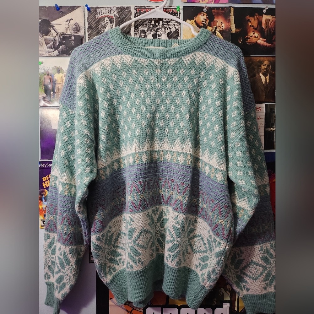 Large Blue St. Johns Bay Sweater